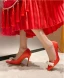 Chic / Beautiful Champagne Pearl Wedding Shoes 2023 Leather 10 cm Stiletto Heels Pointed Toe Wedding Pumps High Heels