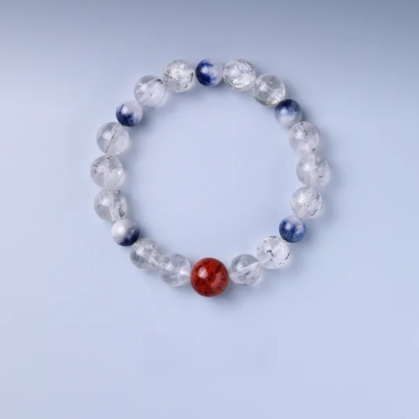 Haut de Gamme Blanche Fait main Cristal Naturel Bracelets 2025