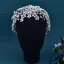 Sjarmerende Hvit Rhinestone Legering Har Tilbehor Bryllup 2024