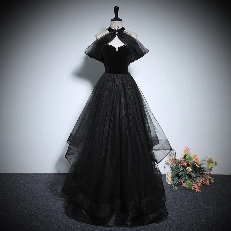open lace back dress Princess Dress for Girls with Floral Lace & Cascading Ruffles main image 1