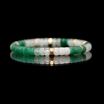Snygga Fina Handgjort Gradient Färg Jadeit Armband Tillbehör 2026