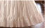Vintage / Originale Ivoire Anniversaire Robe Ceremonie Fille 2024 Robe Boule V-Cou Gonflée Manches Courtes Longue