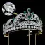 Glitter Goud Rhinestone Zirkonium Bruids Haaraccessoires 2024 Legering Huwelijk Accessoires