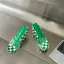 Fashion Black Summer Street Wear Plaid Womens Sandals 2022 11 cm Wedges Open / Peep Toe Sandals High Heels