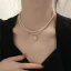 Vintage Hvit Perle Rhinestone Gateklær Halskjeder Tilbehør 2023