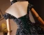 Sparkly Black Gradient-Color Sequins Prom Dresses 2024 Ball Gown Off-The-Shoulder Sleeveless Backless Floor-Length / Long Prom Formal Dresses