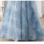 Mode Meeresblau Perle Schmetterling Geflecktes Ballkleider 2023 A Linie Rüschen Off Shoulder Kurze Ärmel Rückenfreies Lange Ball Festliche Kleider