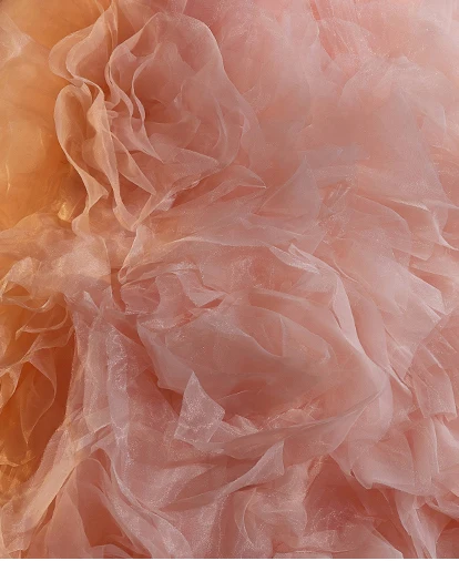Charmant Rougissant Rose Volants en Cascade Robe De Bal 2024 Princesse De l'épaule Manches Courtes Dos Nu Train De Balayage Promo Robe De Ceremonie