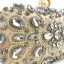 Charming Bling Bling Handmade  Rhinestone Evening Party Gold Clutch Bags 2023