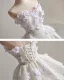 Chic Blanche Faux Diamant Appliques Robe De Mariée Sirène 2025 Bustier Sans Manches Dos Nu Train De Balayage