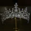 Charming Silver Rhinestone Wedding Tiara 2022 Zircon Alloy Bridal Jewelry Tiara Bridal Hair Accessories