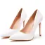 Schöne Weiß Büro OL Pumps 2023 11 cm Stilettos Spitzschuh Pumps Hochhackige