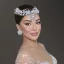 Charmant Argenté Faux Diamant Alliage Mariage Accessoire Cheveux Mariage 2024