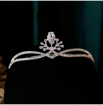 Charming Silver Rhinestone Wedding Bridal Hair Accessories Crown 2024
