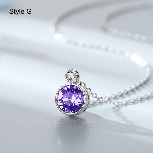 Charming Sky Blue Crystal Sterling Silver Evening Party Necklaces Bracelets 2023 Accessories