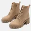 Fashion Brown Fall Winter Street Wear Womens Boots 2023 5 cm Low Heels / Kitten Heels Thick Heels Round Toe Womens Boots