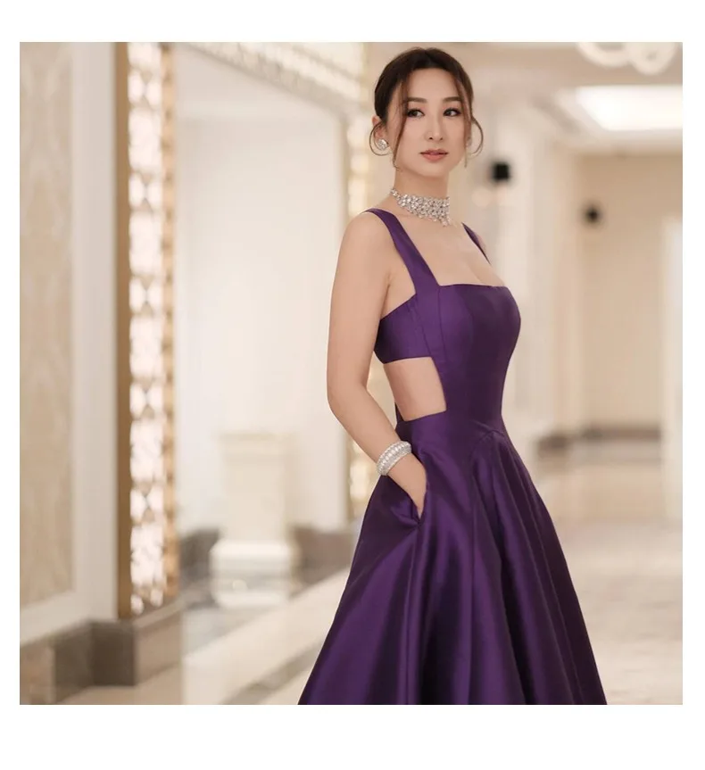 open lace back dress Wedtrend Women Purple Short Homecoming Dress with Lace Sparkly Corset  Tiered Party Dress – WEDTREND main image 0