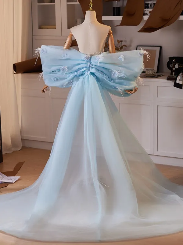 Mode Bleu Ciel Fait main Gland Promo châle 2025 Tulle