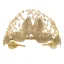 Chic / Belle Doré Fait main Tresser Cristal Alliage Mariage Accessoire Cheveux Mariage 2023