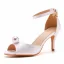 Chic / Beautiful Gold Ankle Strap Prom Womens Sandals 2025 7 cm Stiletto Heels Open / Peep Toe Sandals High Heels