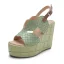 Chic / Beautiful Yellow Street Wear Womens Sandals 2022 Waterproof 13 cm Wedges Open / Peep Toe Sandals High Heels