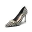 Fashion Black Evening Party Pearl Pumps 2023 9 cm Stiletto Heels Pointed Toe Pumps High Heels