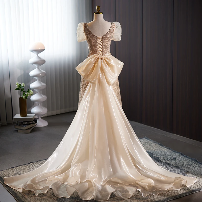 #5323 Sequins evening dress main image 0