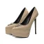 Mote Rød Lær Aften Pumps 2022 Patent Lær 13 cm Stiletthæler Spisse Pumps Høyhælte