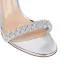 Sexy Silver Evening Party Womens Sandals 2022 Ankle Strap Rhinestone 11 cm Stiletto Heels Open / Peep Toe Sandals High Heels