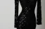 Sparkly Black Sequins Rhinestone Evening Dresses 2026 Trumpet / Mermaid Scoop Neck Long Sleeve Floor-Length / Long Formal Dresses