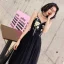 Chic / Beautiful Black Prom Dresses 2022 A-Line / Princess Spaghetti Straps Lace Flower Sleeveless Backless Floor-Length / Long Prom Formal Dresses