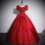 Vintage / Retro Navy Blue Satin Prom Dresses 2023 Ball Gown Square Neckline Short Sleeve Backless Bow Floor-Length / Long Prom Formal Dresses