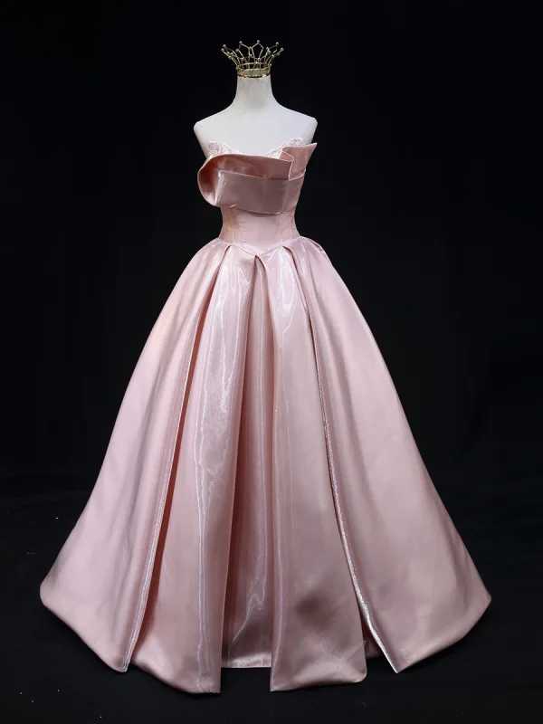 Élégant Vert Robe De Bal 2025 Robe Boule Bustier Sans Manches Dos Nu Longue Promo Robe De Ceremonie