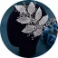Fashion Silver Handmade  Rhinestone Leaf Wedding Bridal Hair Accessories 2023 Alloy