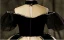 Fashion Black Pearl Flower Birthday Flower Girl Dresses 2023 Ball Gown High Neck Short Sleeve Floor-Length / Long