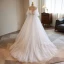 Simple Blanche Perle Noeud Robe De Mariée 2023 Princesse De l'épaule Sans Manches Dos Nu Train De Balayage Mariage