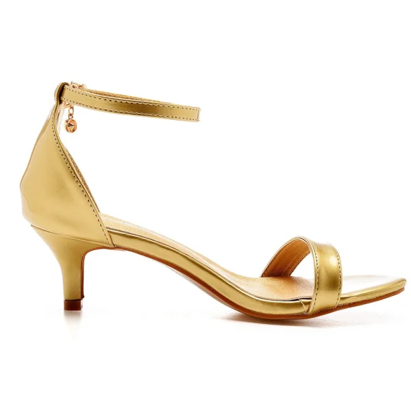 Sexy Weiß Freizeit Sandalen Damen 2023 Knöchelriemen 5 cm Stilettos Peeptoes Sandaletten Hochhackige