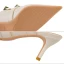 Romain Sexy Nues Soirée Rivet Chaussures Femmes 2022 T-Strap 6 cm Talons Aiguilles À Bout Pointu Talons Hauts