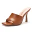 Modest / Simple Green Street Wear Womens Sandals 2023 9 cm Stiletto Heels Open / Peep Toe Sandals High Heels