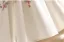 Fancy White Appliques Short Flower Girl Dresses 2026 Ball Gown Birthday Scoop Neck Puffy Short Sleeve Backless Bow