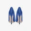 Modest / Simple Royal Blue Satin Prom Pumps 2023 12 cm Stiletto Heels Pointed Toe Pumps High Heels