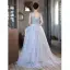 Scintillantes Bleu Ciel Multi-Couleurs Paillettes Robe De Soirée 2022 Trompette / Sirène Encolure Carrée Sans Manches Dos Nu Train De Balayage Soirée Robe De Ceremonie