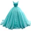 High-end Mint Green Handmade  Beading Pearl Sequins Prom Dresses 2022 Ball Gown U-Neck Sleeveless Backless Court Train Prom Formal Dresses