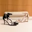 Sexy Noire Soirée Daim Sandales Femme 2022 Bride Cheville Faux Diamant 8 cm Talons Aiguilles Peep Toes / Bout Ouvert Sandales Talons Hauts