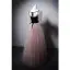 Chic / Beautiful Blushing Pink Rhinestone Prom Dresses 2025 A-Line / Princess Square Neckline Short Sleeve Backless Bow Sash Floor-Length / Long Prom Formal Dresses