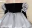 Voluminous Grey Pearl Cascading Ruffles Birthday Flower Girl Dresses 2026 Ball Gown Scoop Neck Long Sleeve Floor-Length / Long