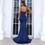 Sexy Noire Été Robe De Soirée 2022 Trompette / Sirène Bretelles Spaghetti Sans Manches Dos Nu Train De Balayage Soirée Robe De Ceremonie
