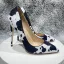 Chic / Belle Blanche Noire Soirée Patchwork Escarpins 2023 12 cm Talons Aiguilles À Bout Pointu Escarpins Talons Hauts