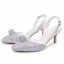 Chic / Beautiful Multi-Colors Rhinestone White Wedding Shoes 2026 6 cm Stiletto Heels Pointed Toe Wedding High Heels