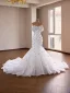 High End Weiß Handgefertigt Perle Strass Brautkleider / Hochzeitskleider 2026 Ballkleid Off Shoulder Kurze Ärmel Rückenfreies Kapelle-Schleppe